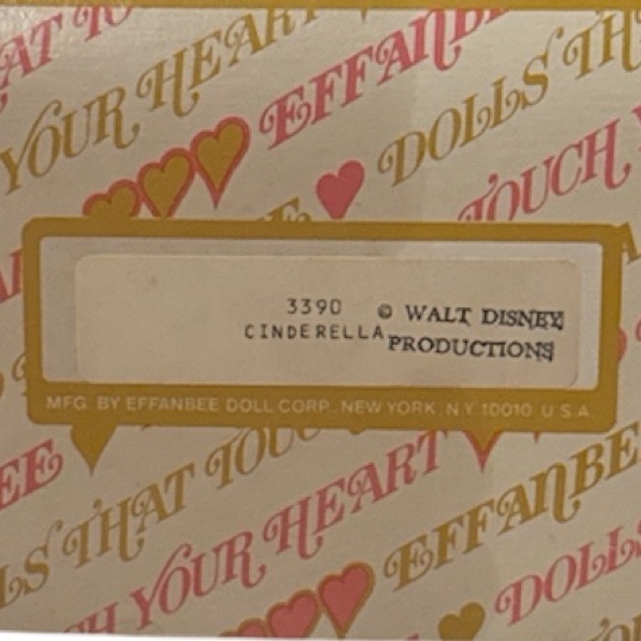 Vintage Walt Disney Cinderella by Effanbee’s Blue and White Ballgown - Picture 5 of 7